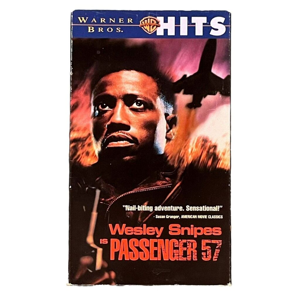 Passenger 57 (VHS, 1993) TESTED Tape And Cover